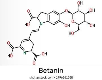 8) Betanin: Pancar gibi ​bitkilerden ​elde edilen doğal kırmızı renk maddesi