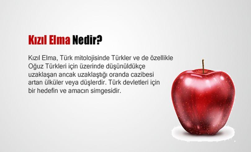 1) ⁢Kızıl Elma, Türk kültüründe mitolojik bir semboldür