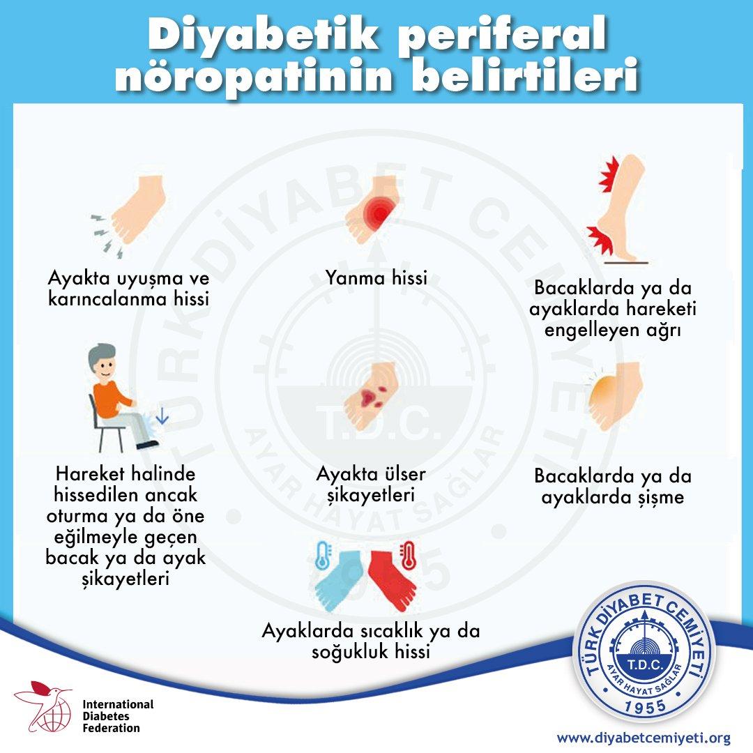 4) Diyabet, en yaygın nöropati sebebidir