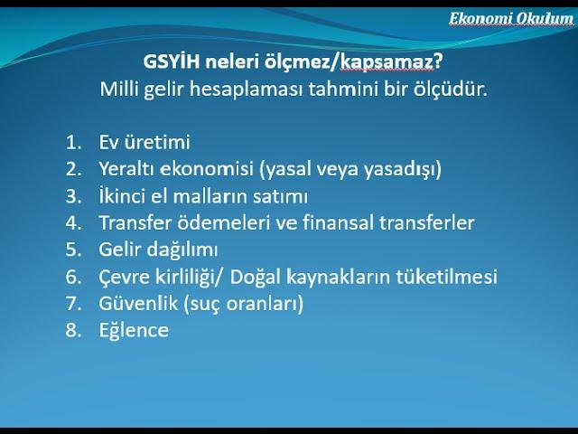 1) ⁣GSYİH, Brüt⁣ Yurtiçi Hasılanın kısaltmasıdır