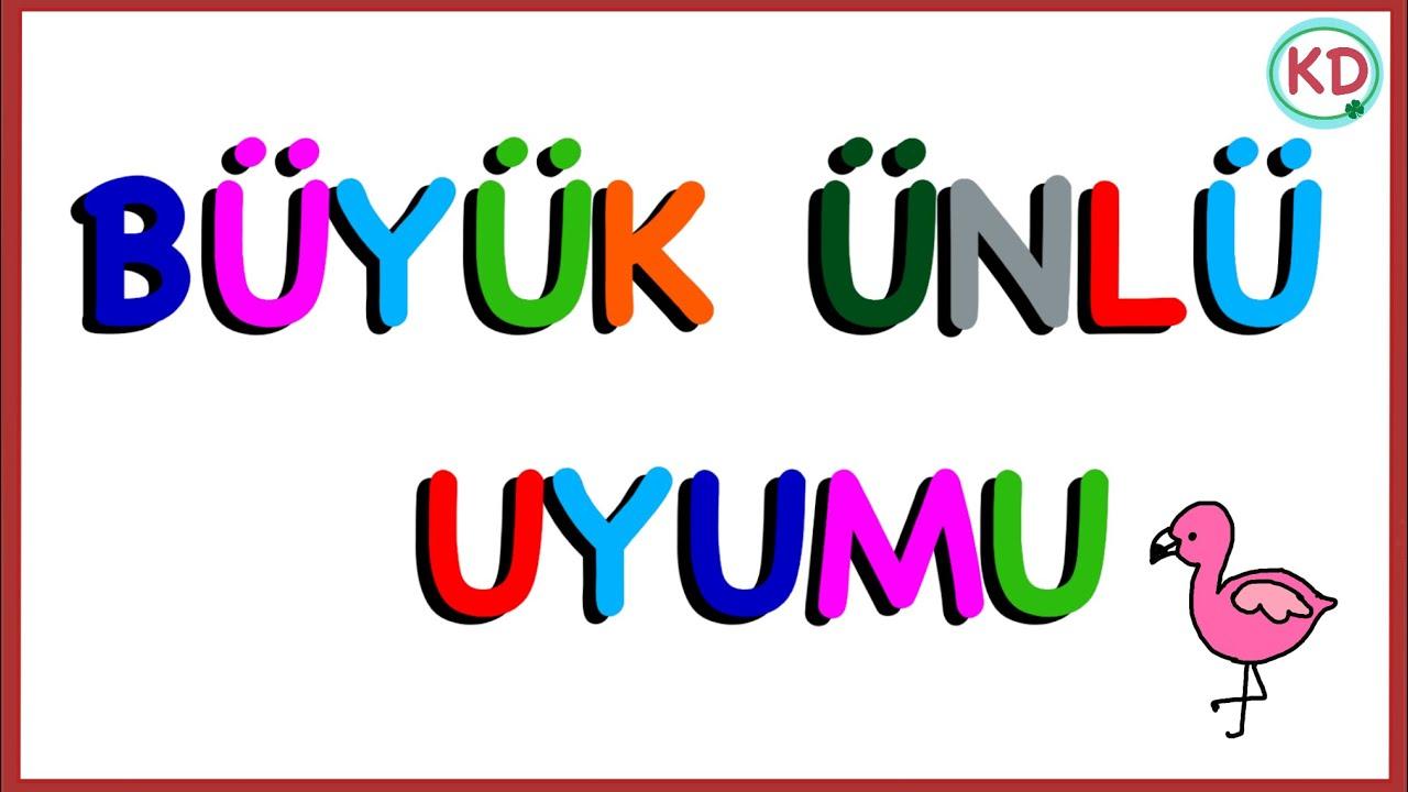 4) Büyük ünlü‍ uyumu,​ kelimenin kökü ve ekleri ⁢arasında etkileşim yaratır