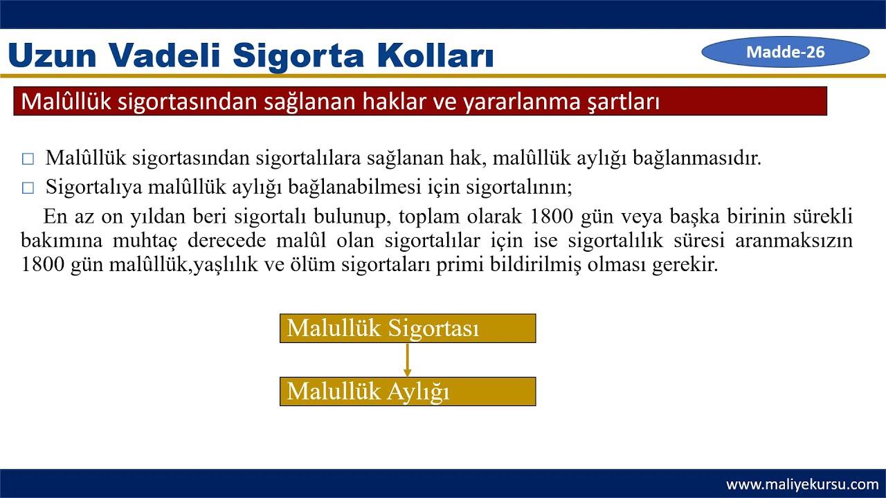 7)​ Sigortalının​ hakları​ ve sorumlulukları ⁣nelerdir?