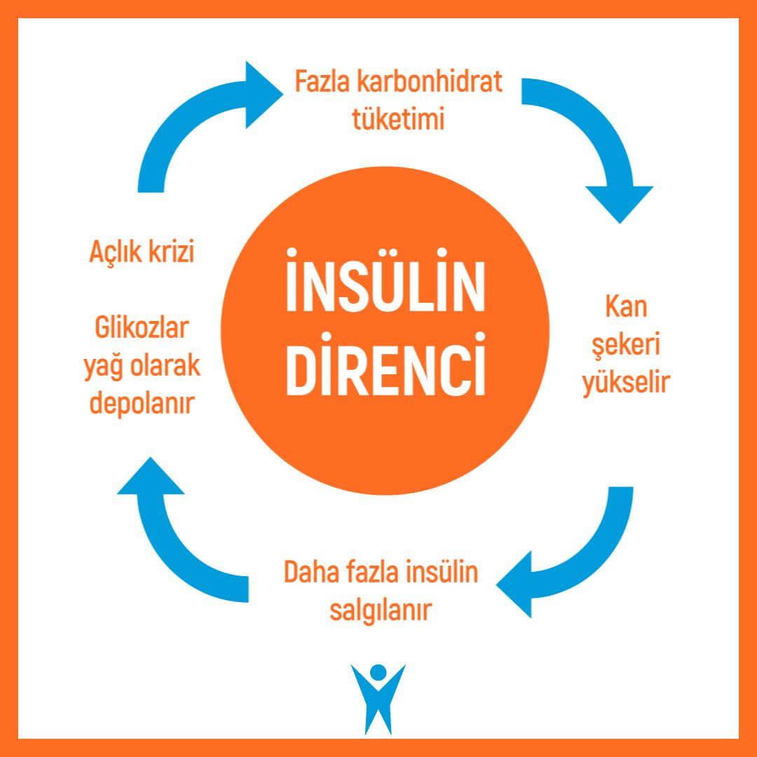 6) İnsülin direnci: Nedenleri⁣ ve etkileri