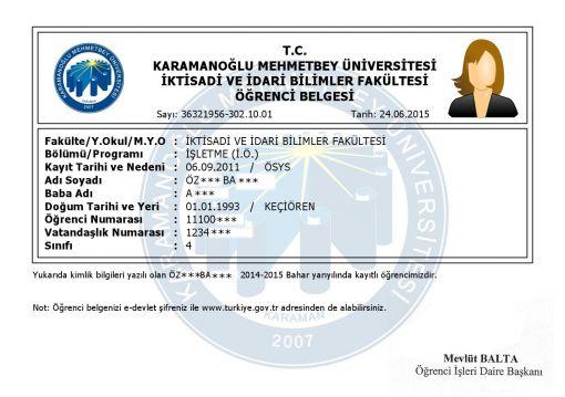 1) Öğrenim belgesi nedir, ne amaçla kullanılır?