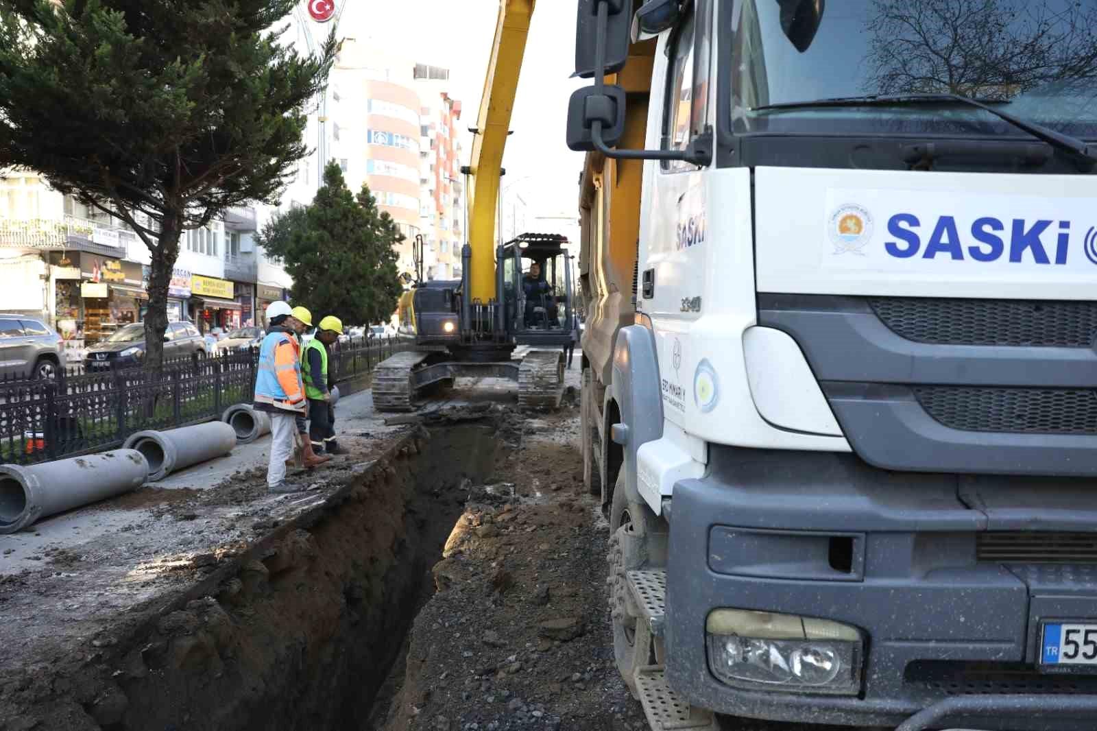 Samsun’da Kanalizasyon Hattı Yenileme Çalışmaları Başladı