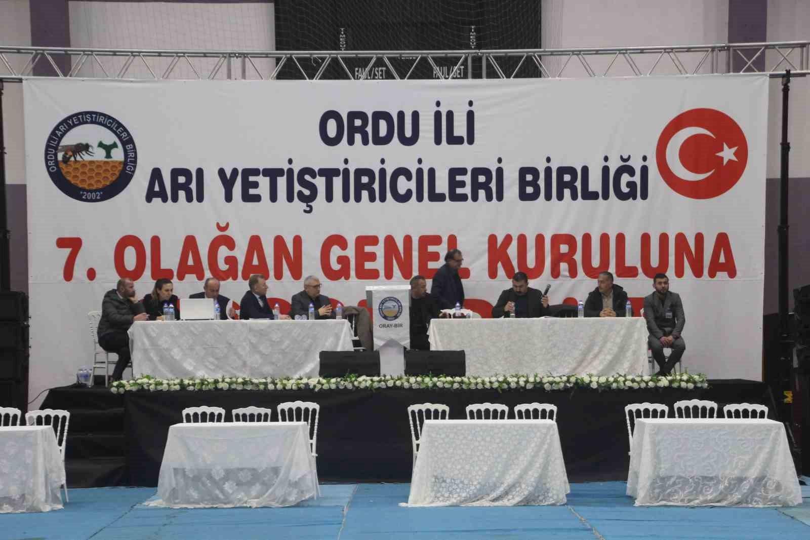 Ordu Arıcılar Birliği'nde Güven Tazeleyen Başkan