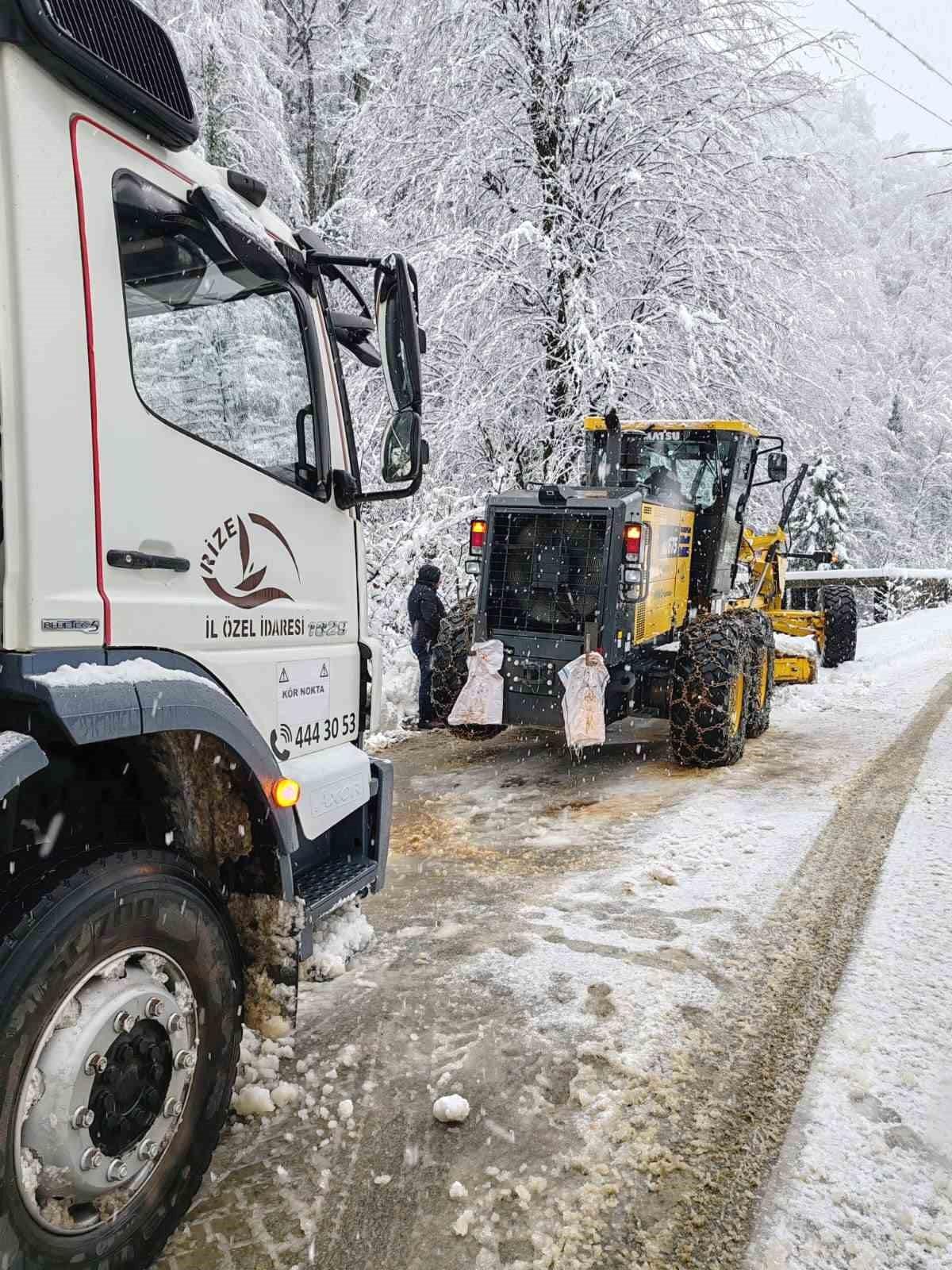 Trabzon’un Yüksek Kesimlerinde Durum