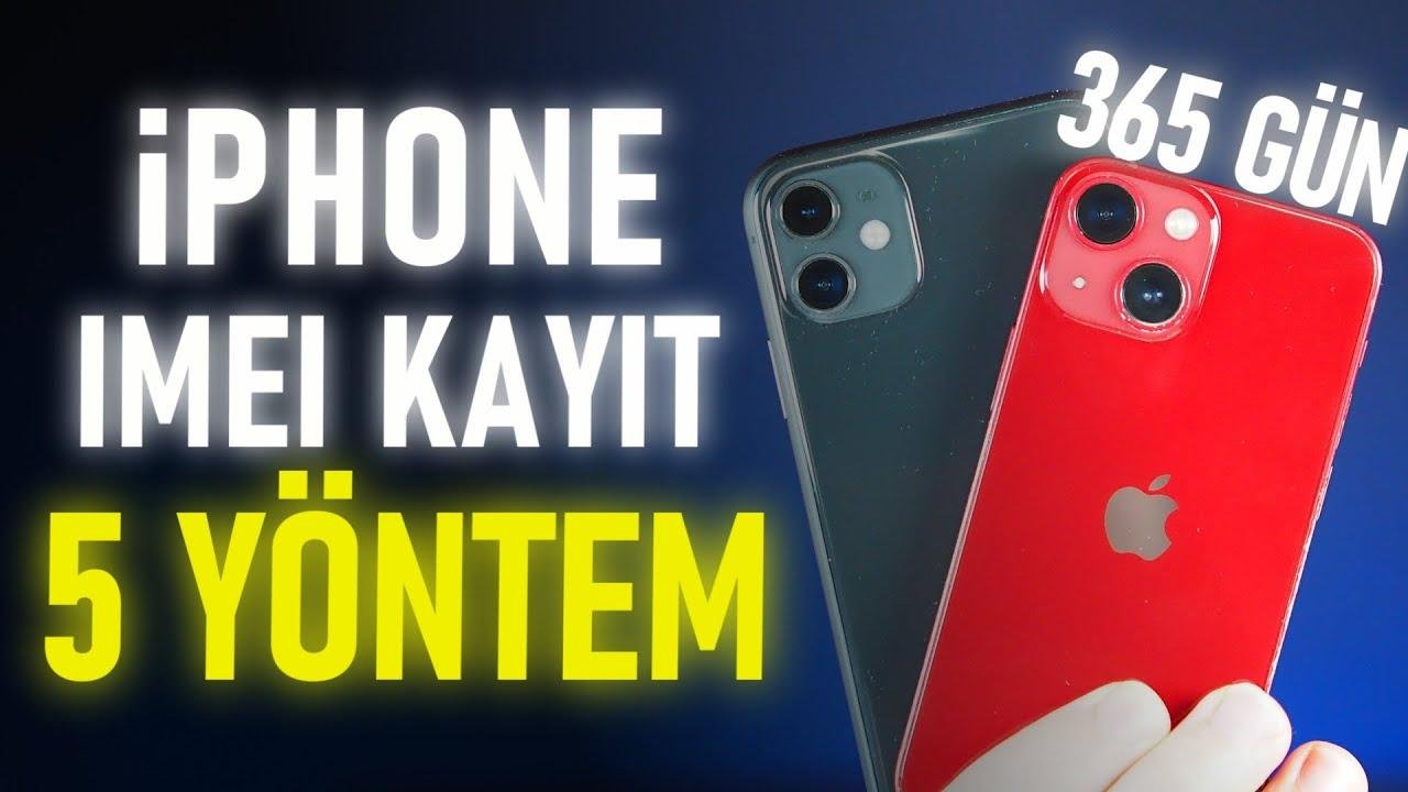 3) iPhone Kayıt İşleminde Dikkat Edilmesi Gerekenler