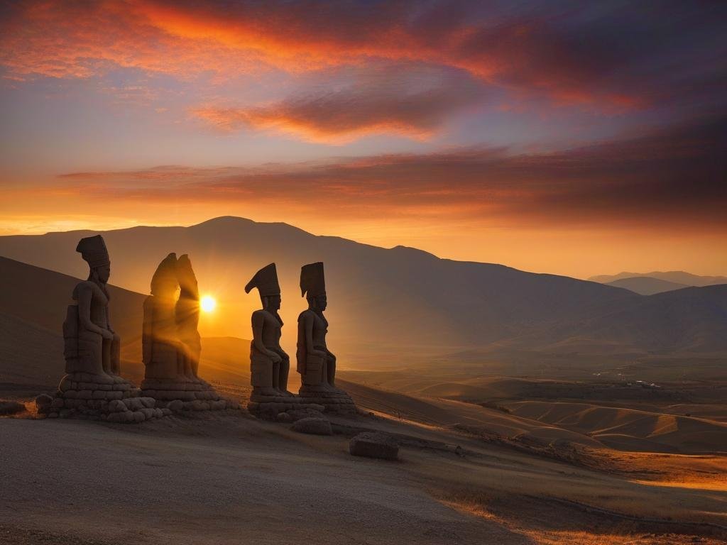 Nemrut Dağı'nda Gün Doğumu Fotoğrafları