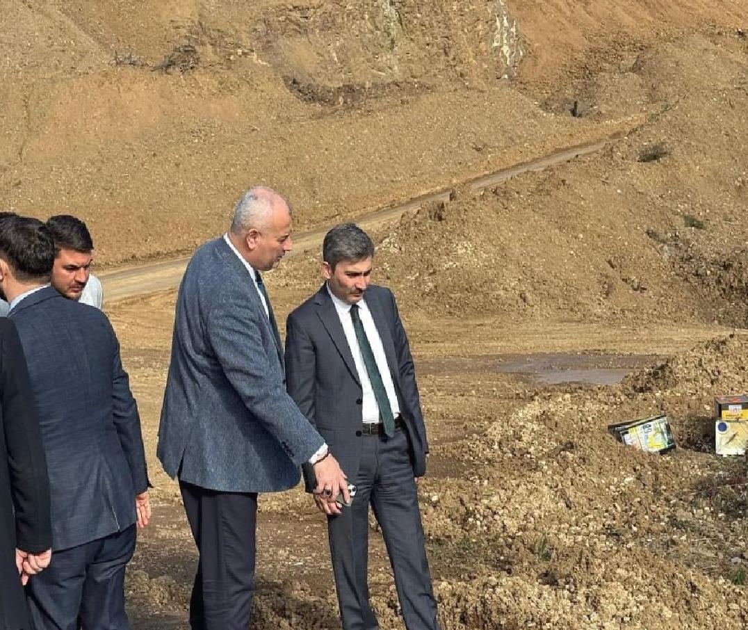 Yenivakıf Gölet Yolu'ndaki Çalışmalar