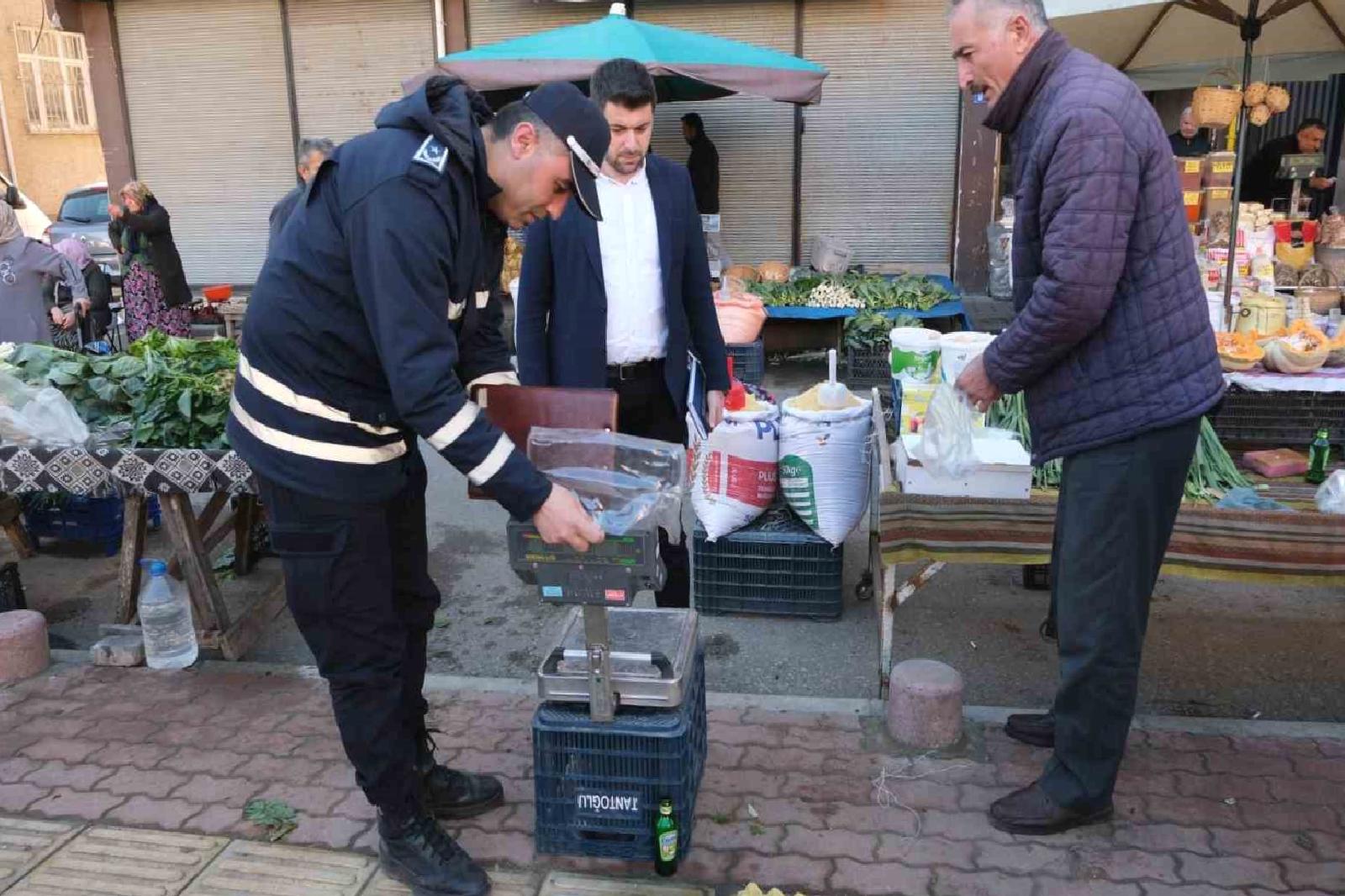 Terme'de Pazar Denetimleri