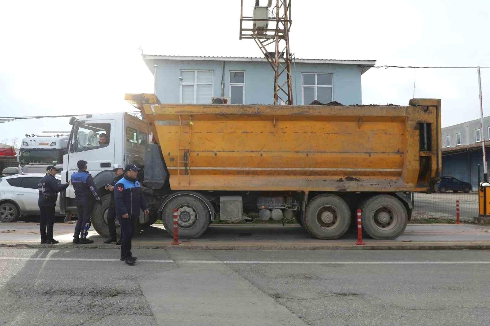 Ordu'da Hafriyat Araçlarına Sıkı Denetim