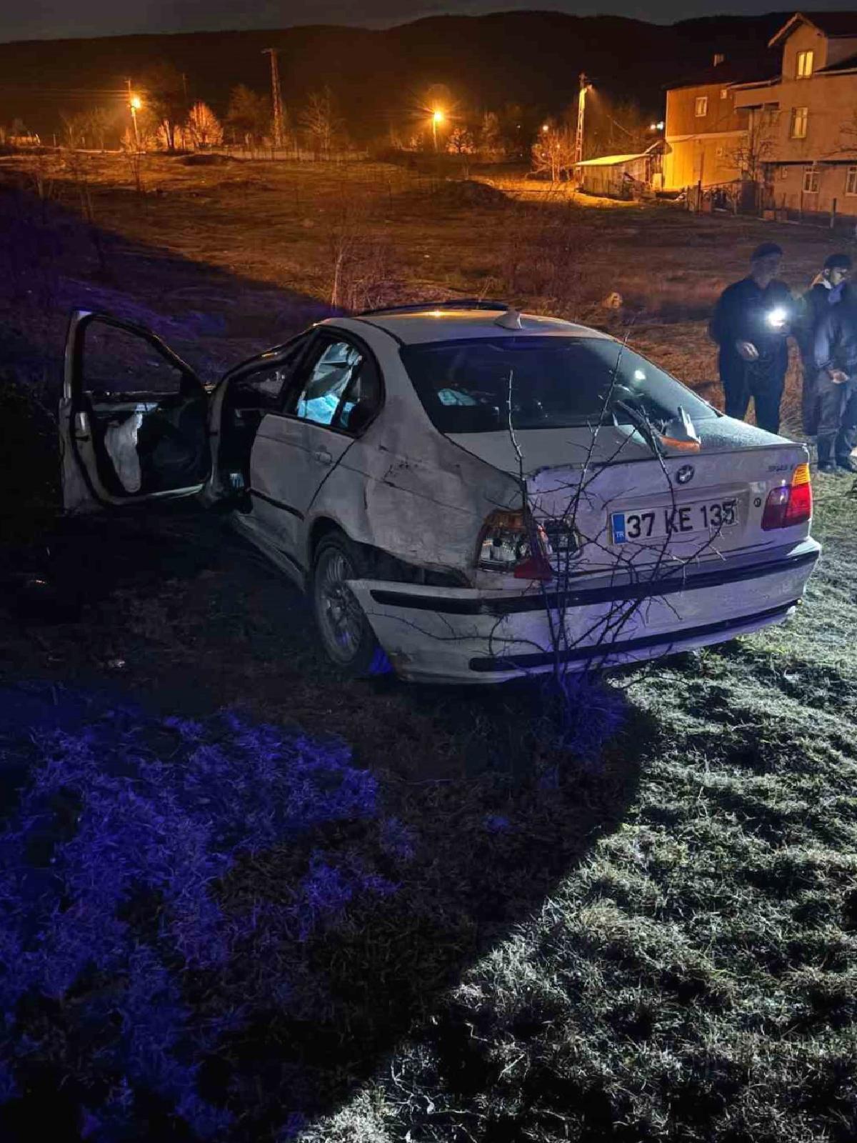 Otomobil Şarampole Uçtu: İki Yaralı Olayı