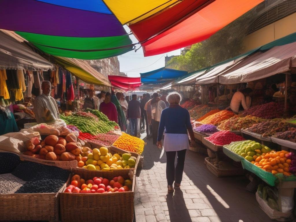 Tüm Renklerle Dolu Pazarlar