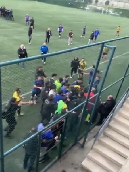 Uçarsuspor ile Arsinspor Arasında Çıkan Kavga