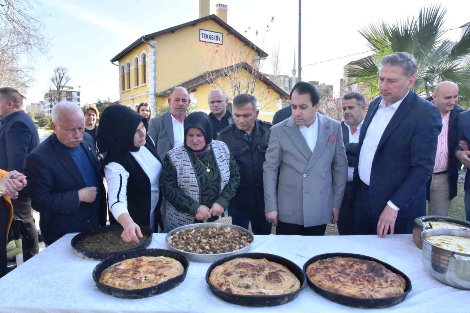 Tekkeköy'de Yöresel Lezzetler Buluştu