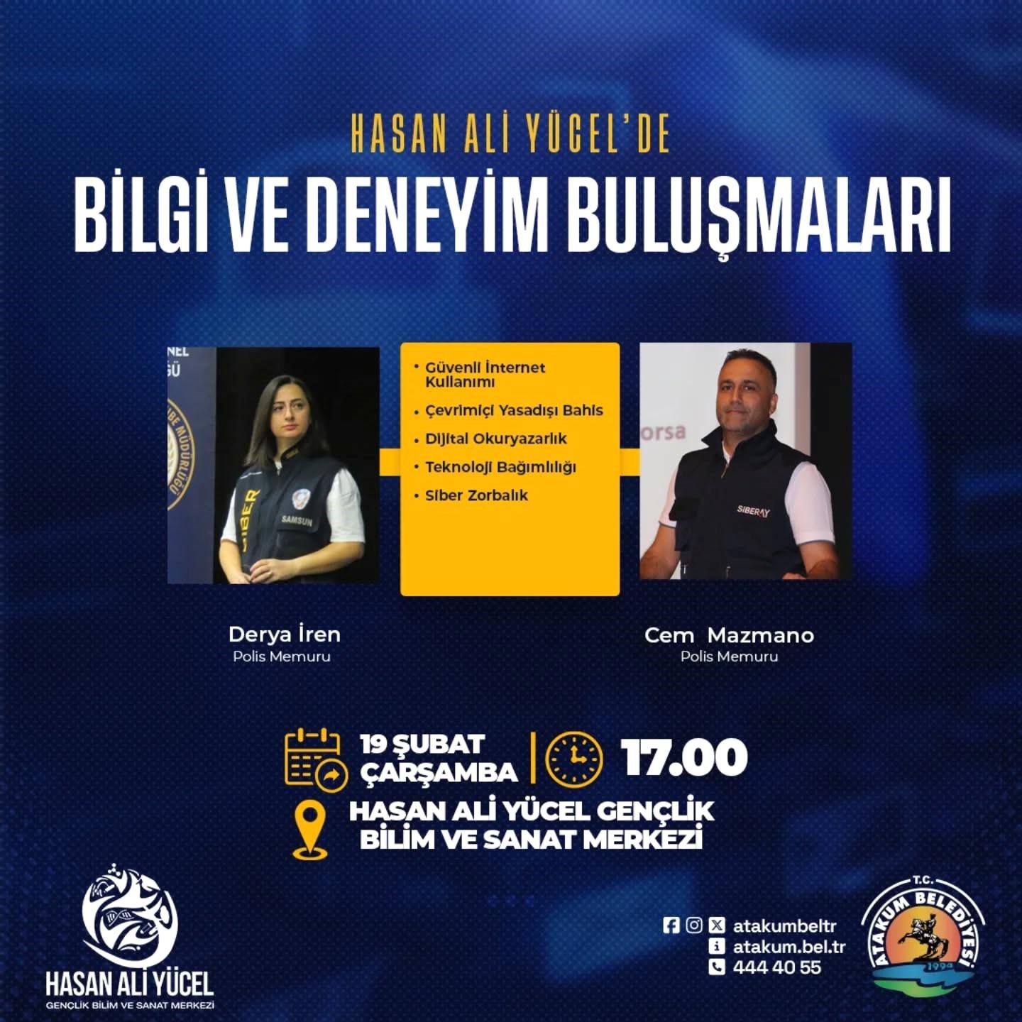 Sağlıklı Yaşam ve Bilgi Paylaşımı Atakum'da Devam Ediyor