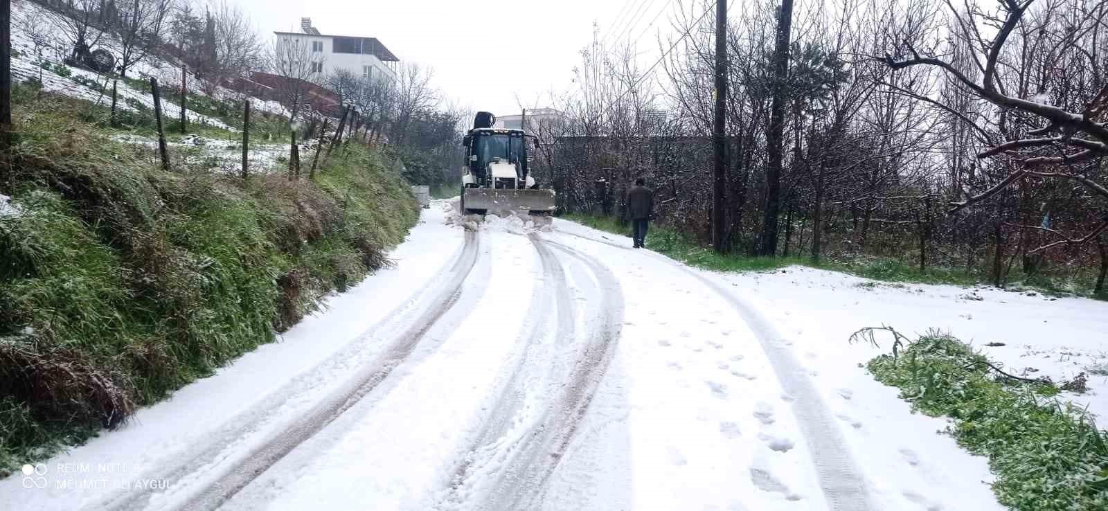 Samsun'da Karla Mücadele Çalışmaları Başladı