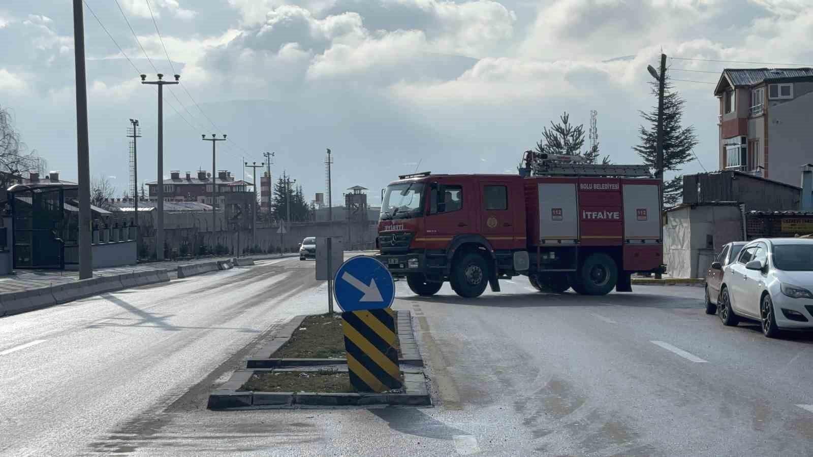 Bolu F Tipi Yüksek Güvenlikli Cezaevi'nde Gerçekleşen Yangın Tatbikatı