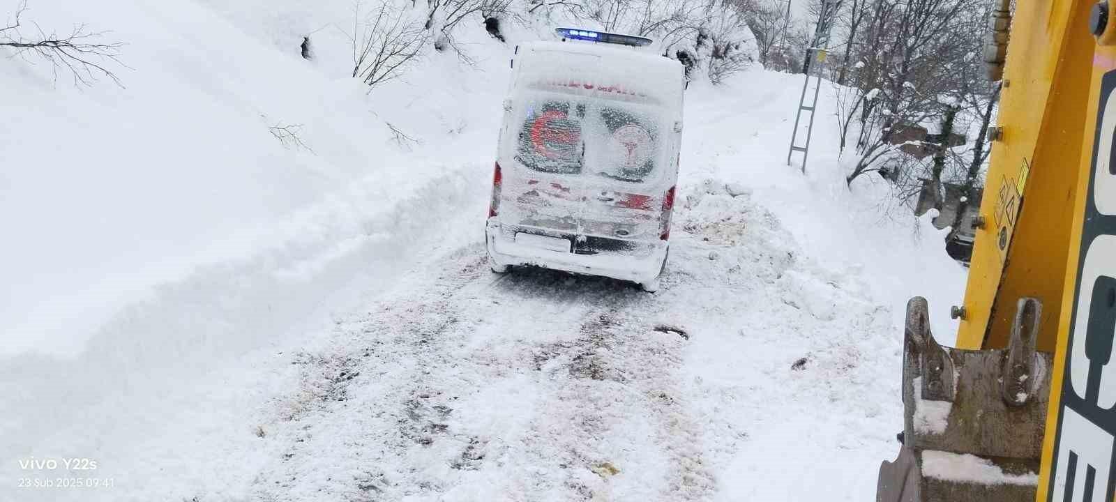 Ordu'da Karla Mücadele Çalışmaları Devam Ediyor