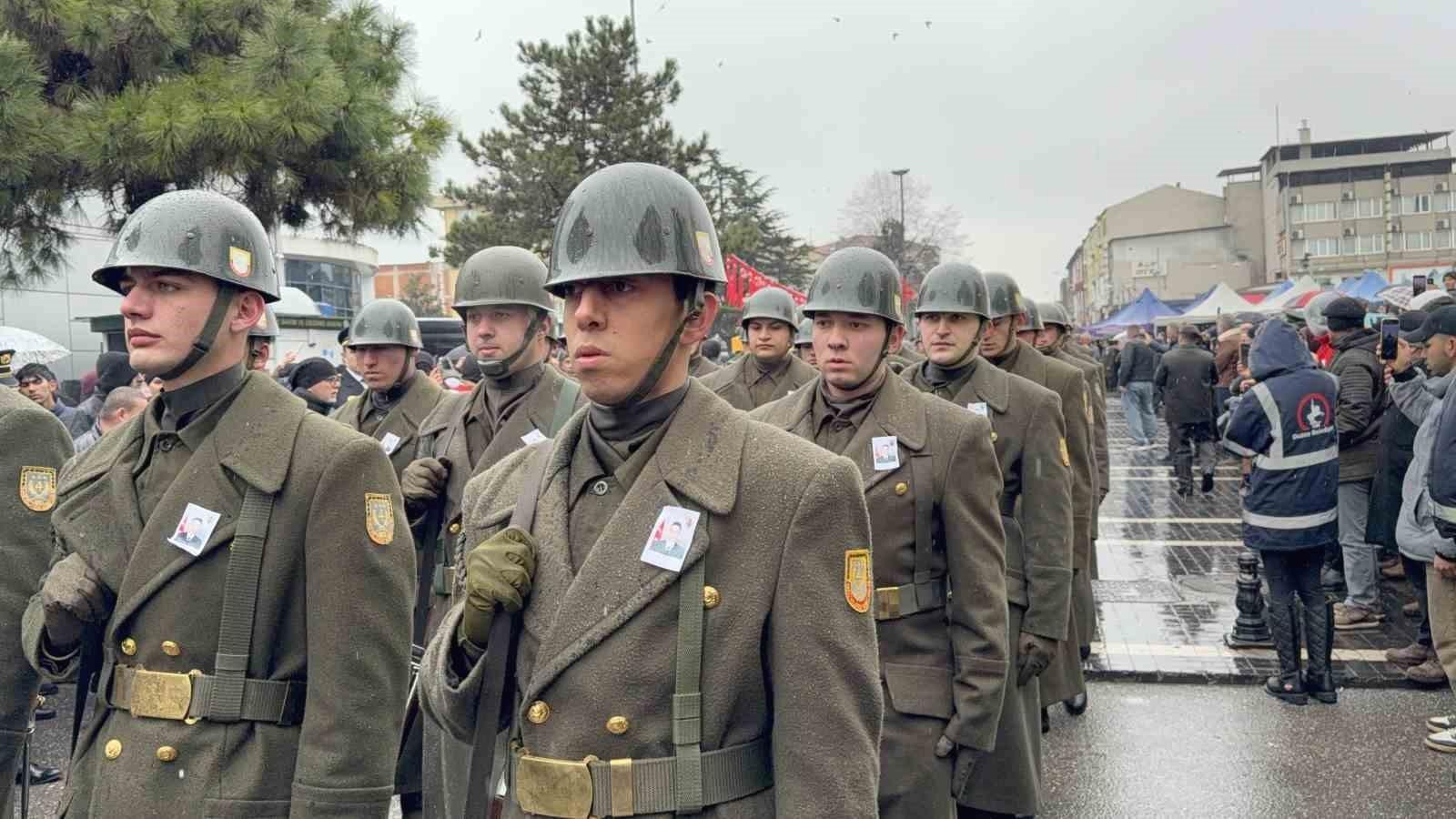 Şehit Uzman Çavuş Mustafa Bazna'nın Anısına Duygu Dolu Veda Töreni