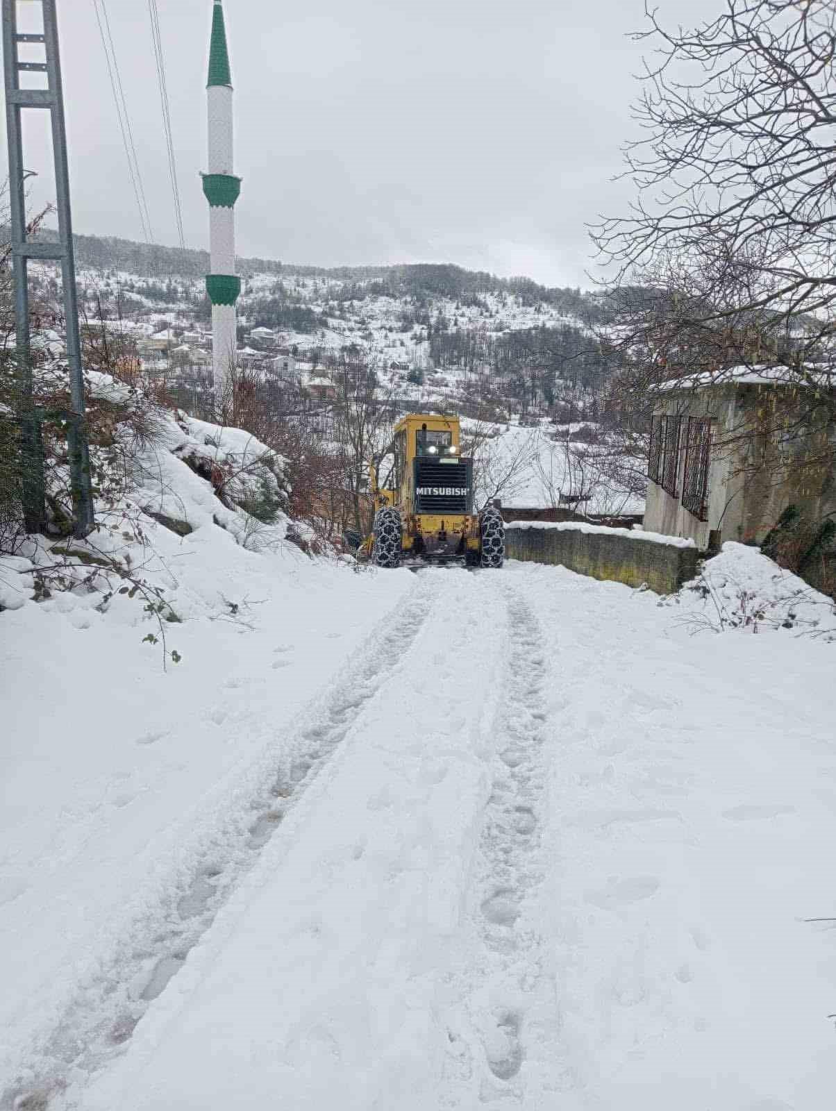 Sinop’ta Kar Yağışı Hayatı Olumsuz Etkiliyor