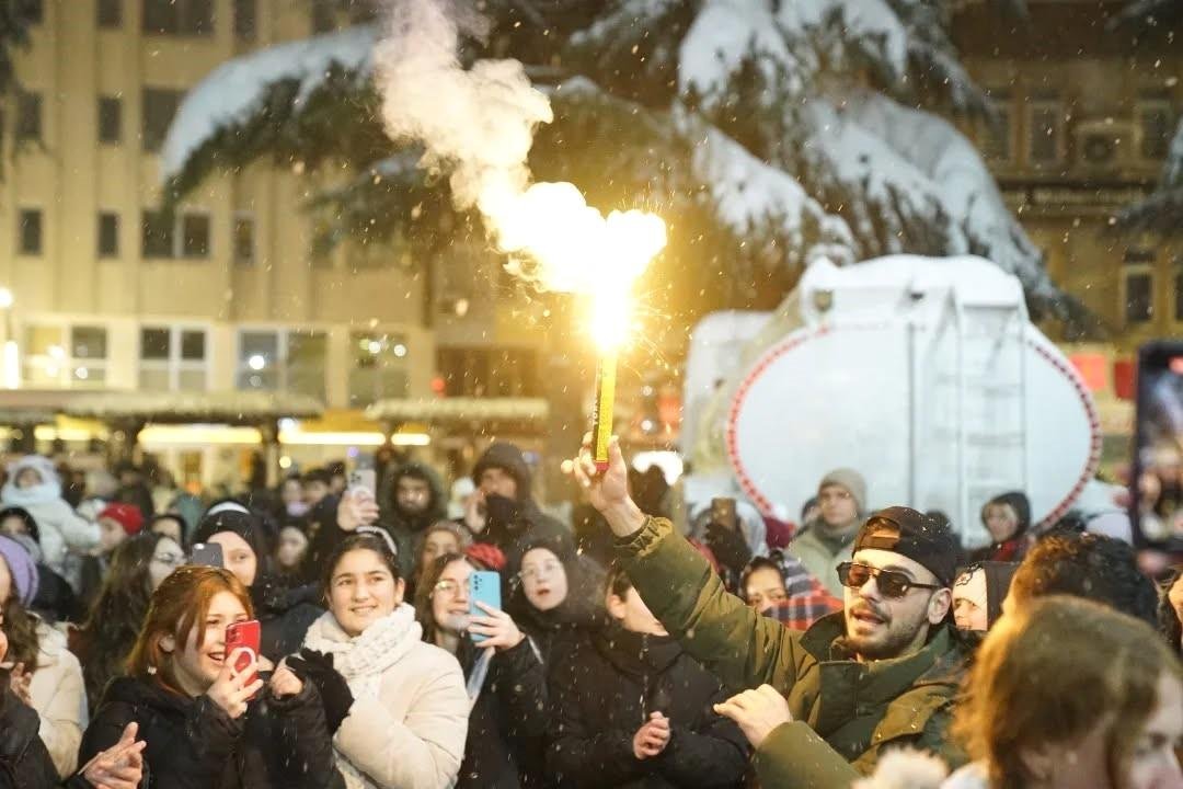 Terme'de Kar Şenliği Coşkusu