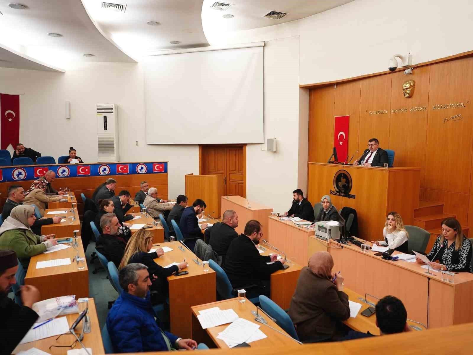 Düzce Belediye Meclisi’nden Önemli Kararlar