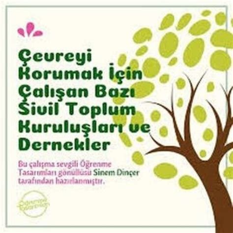 Çevre Koruma Dernekleri ve Toplumsal Dönüşüm